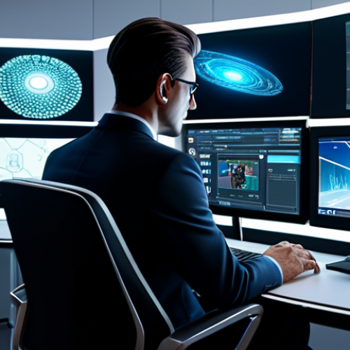 A professional character designer, fully clothed in modest business attire, is seated in a sleek, modern studio. They are thoughtfully observing multiple large holographic screens displaying diverse character styles: a highly detailed, realistic 3D game character, an expressive, stylized cartoon character, and a conceptual character influenced by AI design. The studio is illuminated by soft, ambient light, highlighting advanced tech equipment. safe for work, appropriate content, perfect anatomy, correct proportions, natural pose, well-formed hands, proper finger count, natural body proportions, professional photography, high quality.