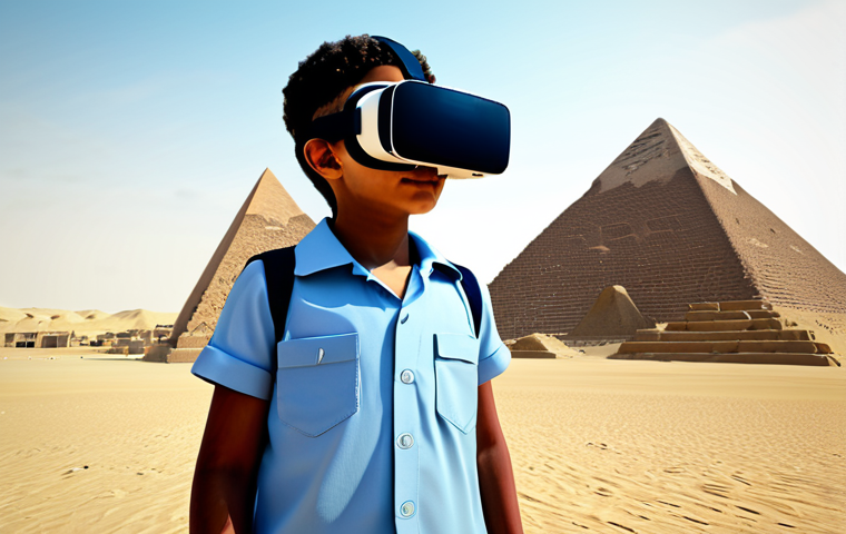 캐릭터 디자인과 VR AR 콘텐츠 융합 - Educational VR Experience**

"A classroom scene in a modern Arab school, children wearing modest sch...