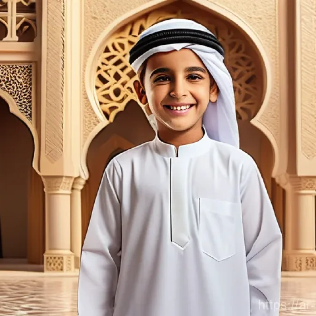 캐릭터 디자인 프로젝트 관리 실무 - **Prompt:** A cheerful and friendly cartoon mascot character, embodying Arab family values. The char...