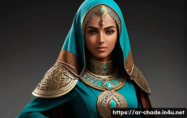 캐릭터 디자인의 시장 전망 - **A Majestic Female Arab Warrior Character:**
    "A majestic female Arab warrior character, designe...