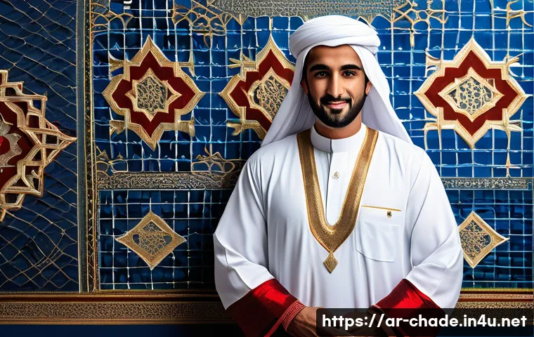 캐릭터 디자인과 문화적 다양성 표현 - A dignified Arab man from the Gulf region wearing traditional attire including a white thobe and a r...