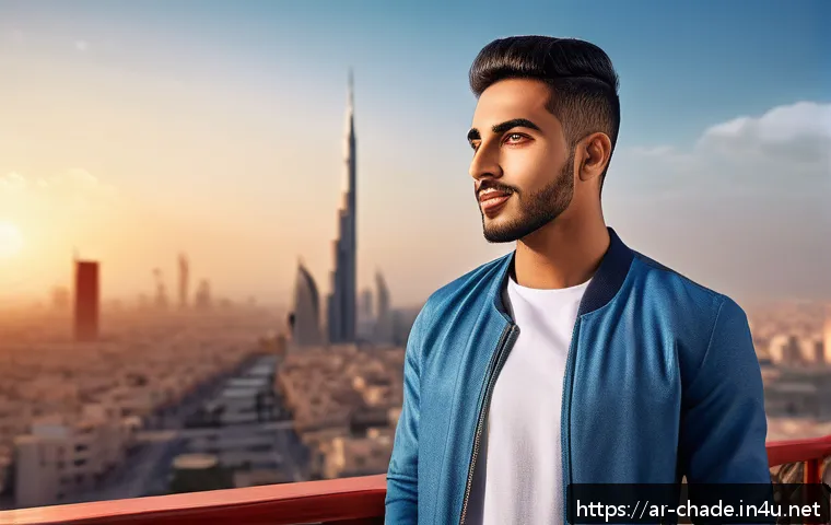 캐릭터 디자인의 성공적 마케팅 사례 - A vibrant, modern young Arab man depicted as a marketing character, wearing stylish casual clothes a...